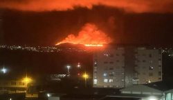 Impactante: volcán de Islandia erupcionó por séptima vez en un…