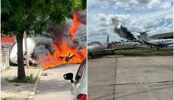 Un avión chocó contra una vivienda en San Fernando: murieron…